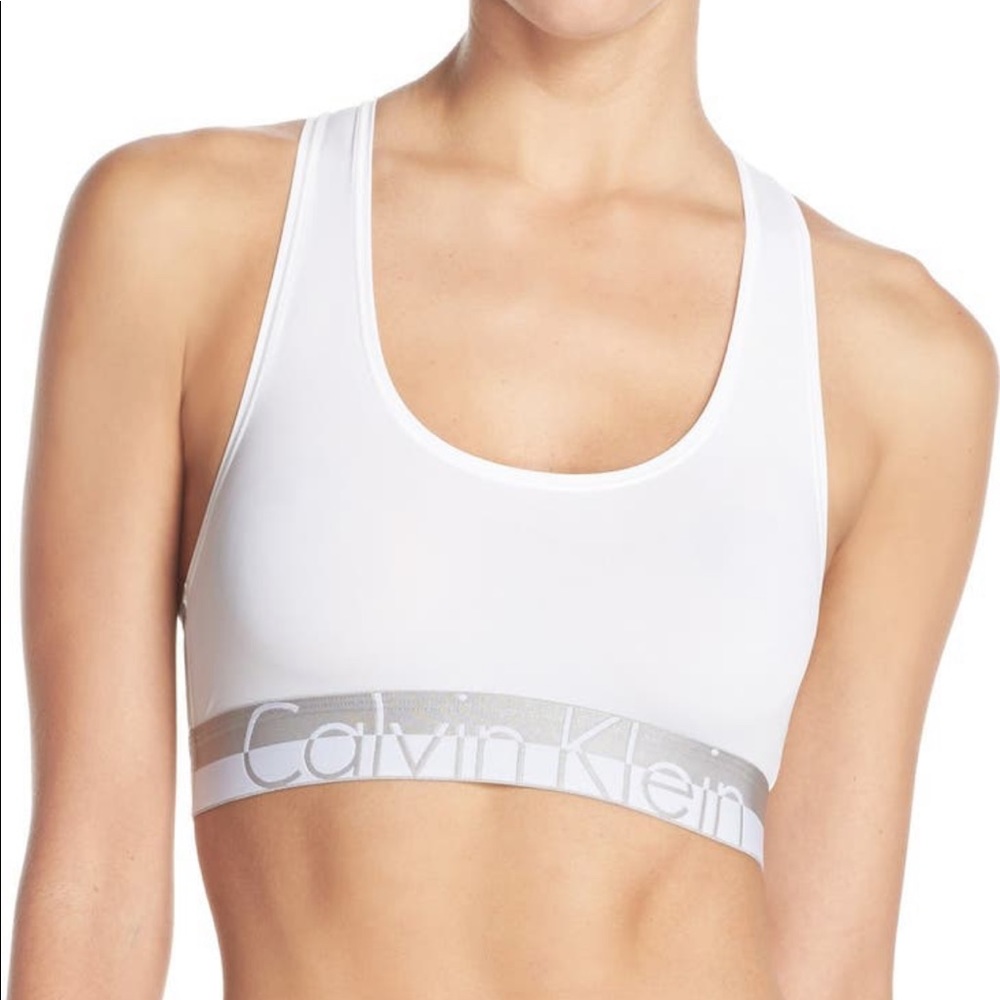 White Calvin Klein Bralette Size Medium (XS/S fit)